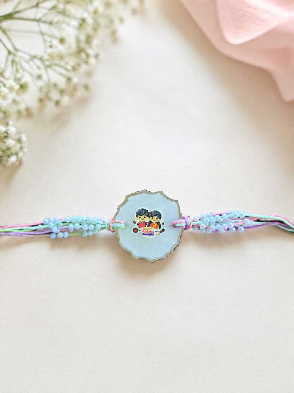 Gold Plated Designer Rakhi